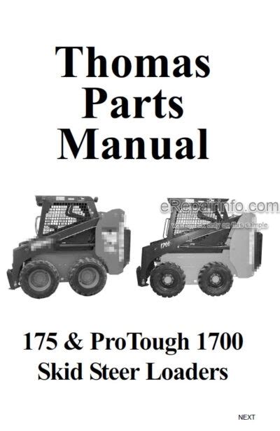 2003 thomas 1700 skid steer|thomas skid steer replacement parts.